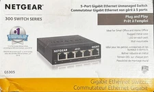 NETGEAR 5-Port Gigabit Ethernet Unmanaged Switch (GS305)