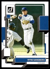 Ryne Sandberg 2022 Donruss #187 Chicago Cubs MLB READ FREE SHIPPING AutographDen