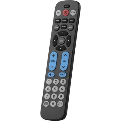 One For All URC6821 Fernbedienung Schwarz (Für TV, STB, SimpleAudio)