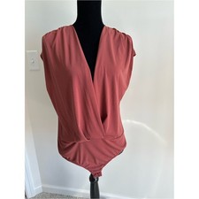 Women's Red by BKE Red Crossover Bodysuit Size XL