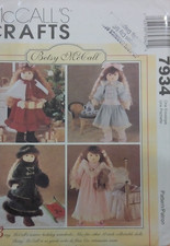 McCall's Crafts 7934 18" Betsy McCall Doll Clothes UNCUT 1995