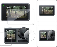  3 Pack Lens Screen Protector for DJI Osmo Action 5 Pro Accessories, 0.3Mm 9H H