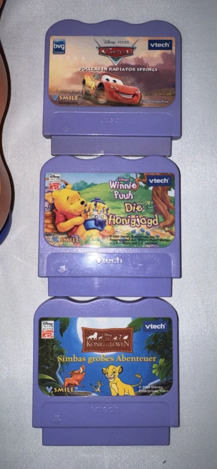 Vtech V.Smile Lernkonsole V Tech Konsole mit Spielen und Controller SEHR GUT PAL - Bild 3 von 4