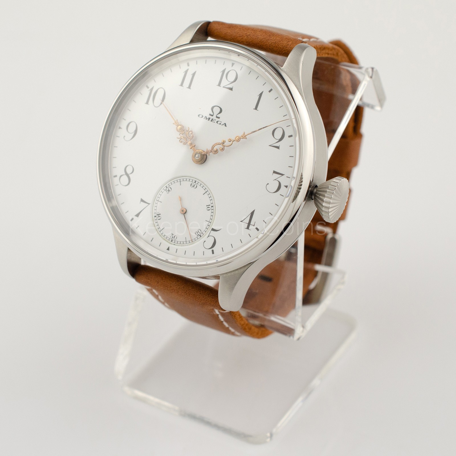 Swiss Best Quality Omega Movement Custom Made Men's Wrist Watch Marriage Watch