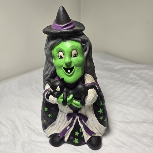 Gemmy Vintage Talking Witch Animated Rubber Tested Works Great