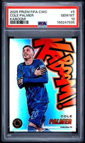 Cole Palmer #5 2025 Panini Prizm FIFA Club World Cup Kaboom card
