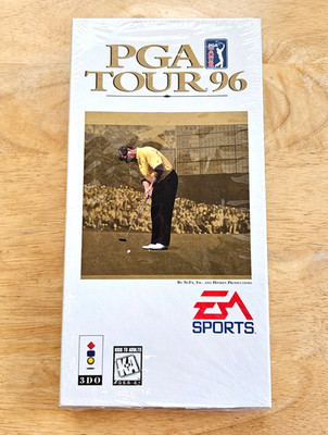 3DO - PGA Tour 96 (NEW & Sealed) - EA Sports CIB Golf Longbox Game Free Shipping