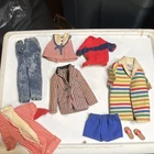 Lot of vintage Barbie and other related clothing