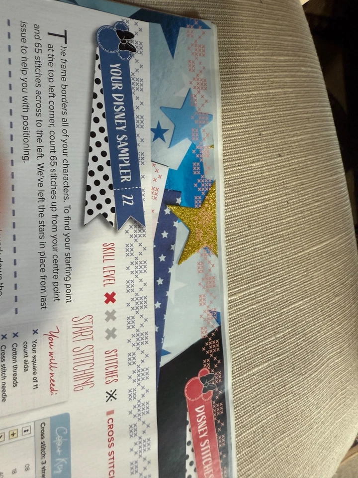 Hachette Disney Cross Stitch Issue 22  Aladdin Finding Nemo Peter Pan - Image 4 of 4