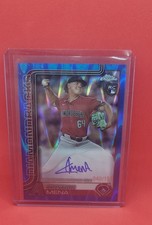 2025 Topps Chrome  Cristian Mena Autograph Blue Raywave /150 (L18)