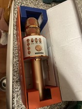 BONAOK BKMK002H12RG Wireless Bluetooth Karaoke Microphone - Rose Gold