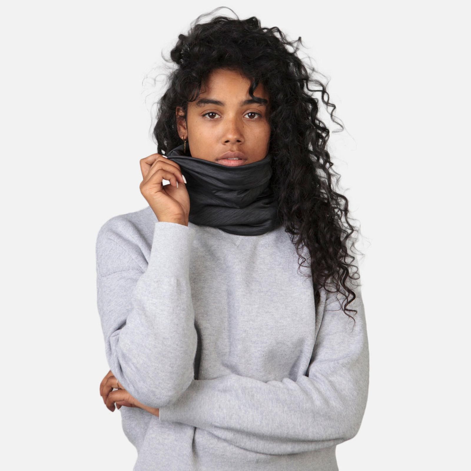 Barts Active Fleece Neck Warmer in Grey, One Size Reversible Design - Image 2