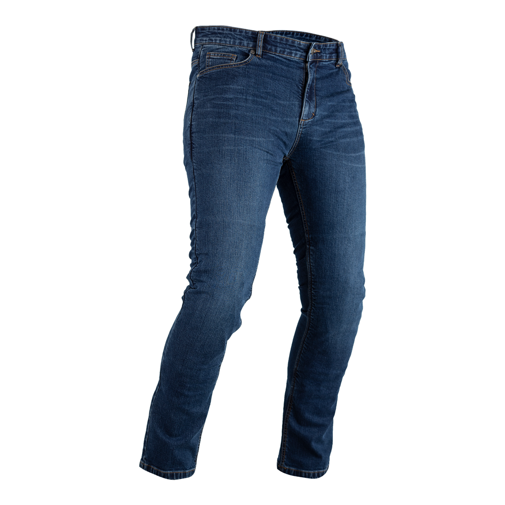 RST Tapered Fit CE Reinforced Long Leg Mid Blue Urban City Denim Motorcycle S...