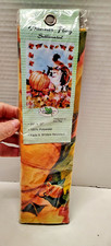 Pumpkin  Cat Fall House Flag 25" x 37" by Garden Treasures NIP