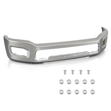 Front Bumper Face Bar Wo Sensor Holes Chrome For 2019-2024 Dodge Ram 2500 3500 Front Bumper Face Bar Wo Sensor Holes Chrome For 2019-2024 Dodge Ram 2500 3500