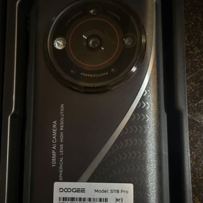 DOOGEE S118 Pro Smartphone 512GB 24GB RAM 108MP Camera Black