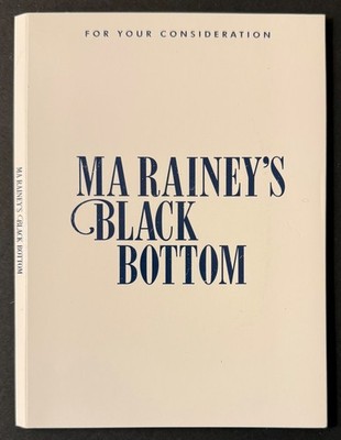 MA RAINEY'S BLACK BOTTOM Chadwick Boseman FYC BLU-RAY Screener Netflix RARE