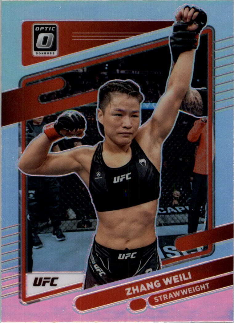 2022 Donruss Optic UFC Holo #100 Zhang Weili - UFC