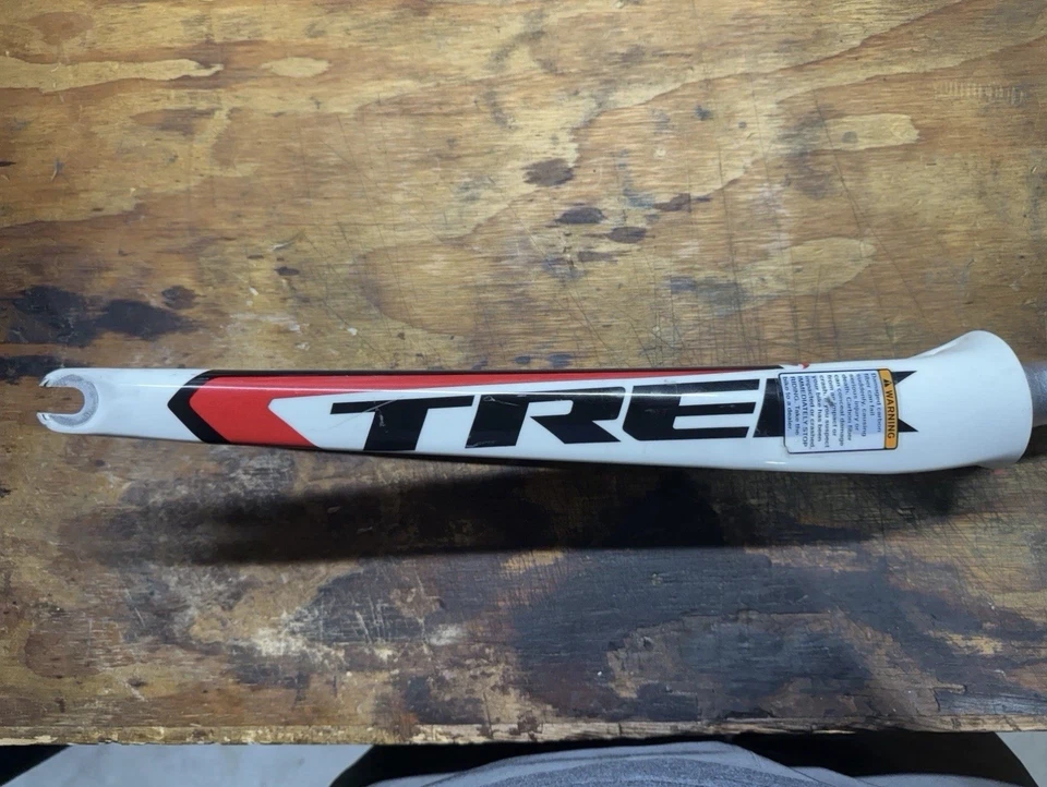 Horquilla de carbono para bicicleta de carretera Trek Bontrager Race Lite freno de llanta de 1 1/8" 700c Madone Foto 3 de 4