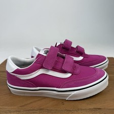 New NIB Big Kids Vans Brooklyn Ls V Pink Skateboarding Sneakers Shoes 3 Y