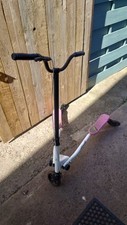 White And Pink Flicker Scooter  ( Folds Down For Storage)