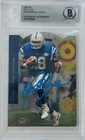 MARSHALL FAULK SIGNED 1994 UPPER DECK SP DIE CUT ROOKIE RC 8 RAMS BAS SLABBED 10