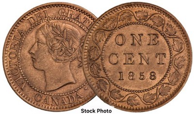🍁 Rare Canada 1964 Queen Elizabeth II Canadian Small Cent Error