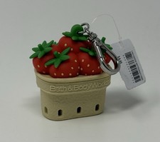 NEW Bath  Body Works Strawberry Basket Pocketbac Hand Sanitizer Gel Holder