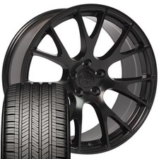 Dg69 22x10 Black Rims Goodyear Touring Tires Set Fits Dodge Ram 1500 Dg69 22x10 Black Rims Goodyear Touring Tires Set Fits Dodge Ram 1500