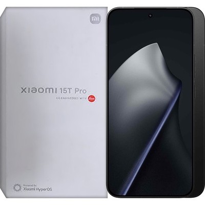 Xiaomi 15T Pro 5G Black 256GB + 12GB Dual-SIM Factory Unlocked SIMFree NEU