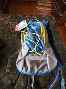 Coleman Revel 8L Hiking Backpack Cycling Blue Green Neon Green No Bladder