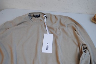 DONDUP PULLOVER BAUMWOLLE GR XXL-54 260,00 ETIKETT.AUTHENTISCHES LOGO SHLINE-6352 Q