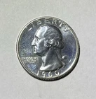 1960 Washington Quarter BU