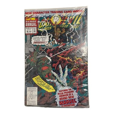 Marvel Comics 64 Seiten Annual 1993 Sealed mit Trading Card - Daredevil
