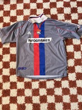 Vintage Adidas Olympique Lyon Marlet #7 Jersey 2001/02