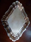 Pair of Vintage Reed & Barton "Windsor" Sterling Silver diamond scalloped Bowls
