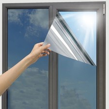 One Way Mirror Tint Window Film Privacy Protect Uv Reflective Sun Block For Home