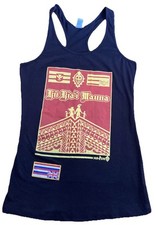Na Koa Hawaii Brand Ku Kia’i Mauna Tribal Razorback Tank Top Girls Size Large