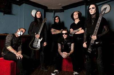metalcore band Motionless in White Joshua Balz Ryan Sitkowski An- Old Photo 4