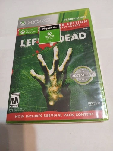Left 4 Dead Game of the Year Edition Microsoft Xbox 360 Platinum Hits Sealed