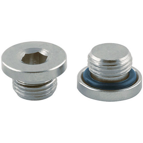 1/4"" BSP Male Nickel Plated Brass plug with O Ring Seal