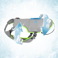 Dog Cooling Vest With Ice Packs, Reflective Adjustable For Dogs Leash Ring Hot