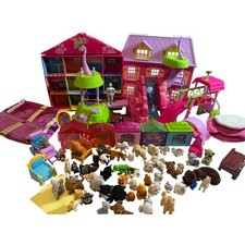 Lot of 51 animals and accessories Puppy in My pocket Royal and Jungle 2000s