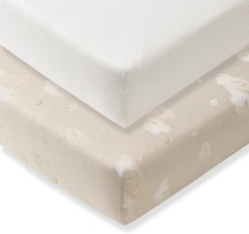 Organic Cotton Fitted Crib Sheet, Breathable Baby Bedding, Infant and Toddler