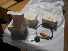 lot of 3 Mini  Analog CMOS  Audio Video IR SecurityCameras