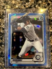 2020 Bowman Chrome Sapphire Edition - Julio Rodriguez #BCP-19 (RC)