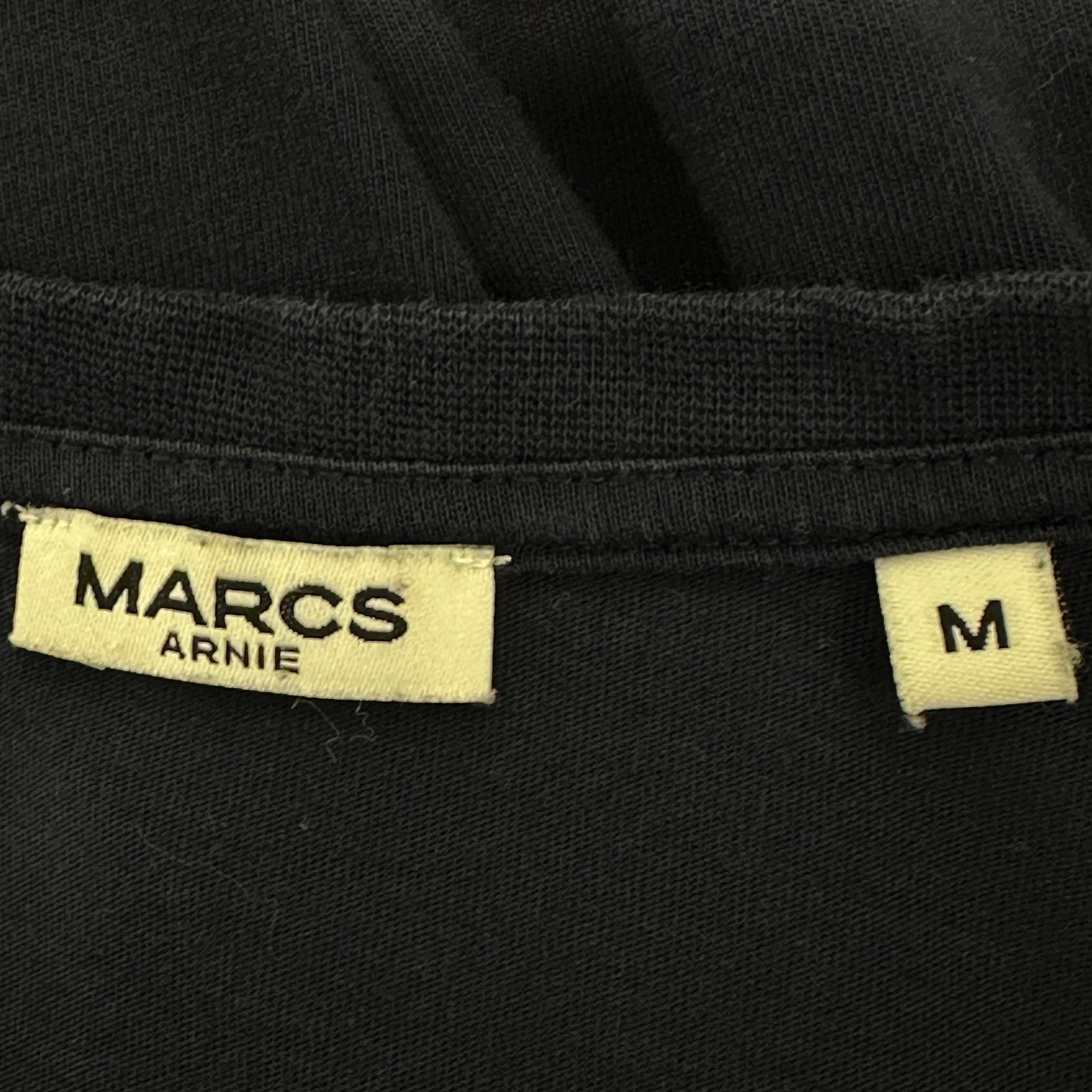 Marcs T Shirt Men M Blue Cotton V Neck Stretch Arnie image 3