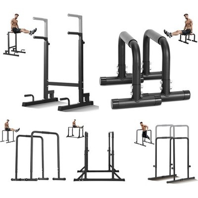 Uimoso Dip Bar Dip Stand Station 800/500/440 lbs Adjustable Height for Strength