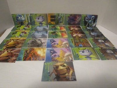 A Bugs Life 2004 Disney Pixar Treasures Trading Card Lot of 26 Upper Deck NM