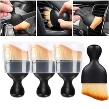 4 Pcs Car Interior Cleaning Tool,Car Interior Detailing Brush,Car Cleaning Br...